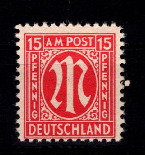 Alliierte Besetzung Bizone 8 z III postfrisch geprüft Hettler BPP #DED77