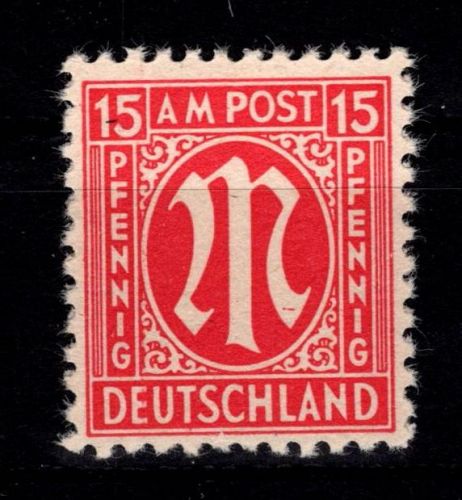 Alliierte Besetzung Bizone 8 z V postfrisch geprüft Hettler BPP #DED85