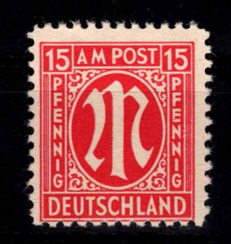 Alliierte Besetzung Bizone 8 z VI postfrisch geprüft Hettler BPP #DED86