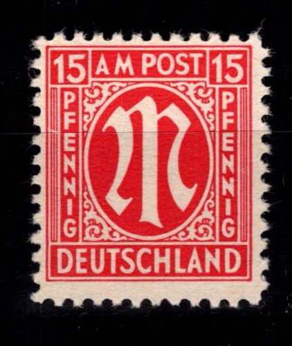 Alliierte Besetzung Bizone 8 z VII postfrisch geprüft Hettler BPP #DED87