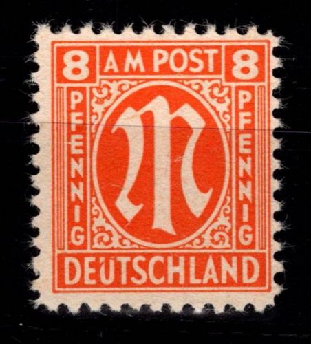 Alliierte Besetzung Bizone 5 z III postfrisch geprüft Hettler BPP #DEE11