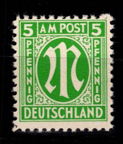 Alliierte Besetzung Bizone 3 z II postfrisch geprüft Hettler BPP #DEE24