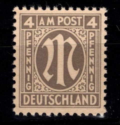 Alliierte Besetzung Bizone 2 z II postfrisch geprüft Hettler BPP #DEE31