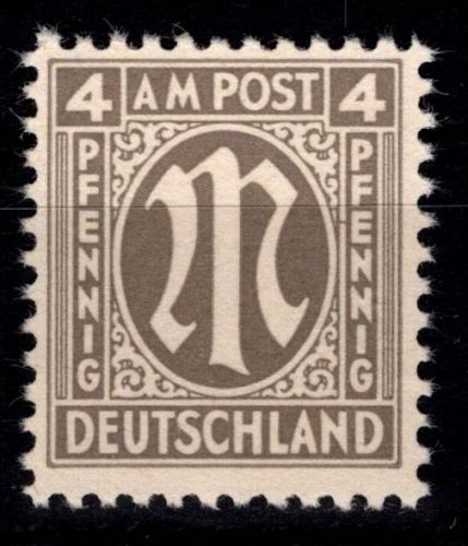 Alliierte Besetzung Bizone 2 z I postfrisch geprüft Hettler BPP #DEE32