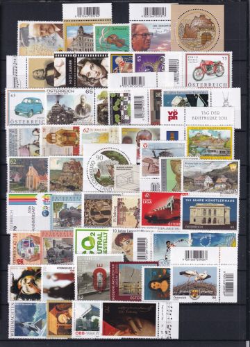 Österreich Jahrgang 2011 ohne Sk 2924-2935 postfrisch #DEE59