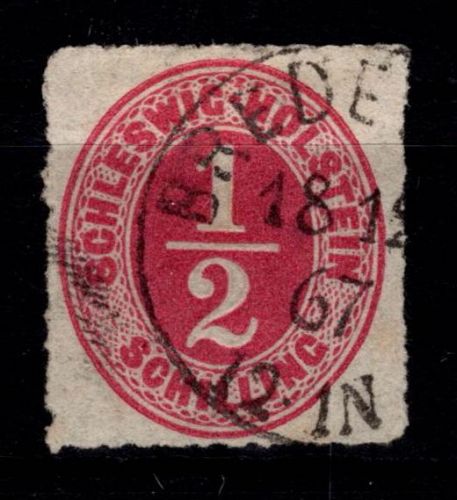Schleswig-Holstein 8 gestempelt etwas Eckrund #DEJ49