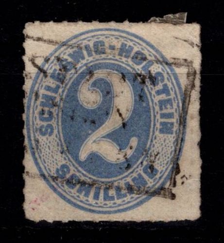 Schleswig-Holstein 11 gestempelt tief signiert Lange #DEJ57