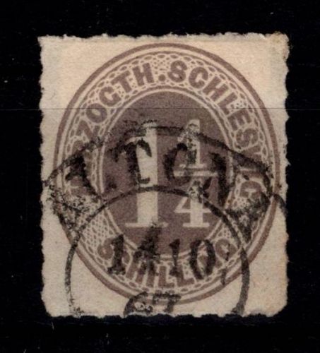 Schleswig-Holstein 18 b gestempelt tiefst geprüft Jakubek BPP #DEJ70