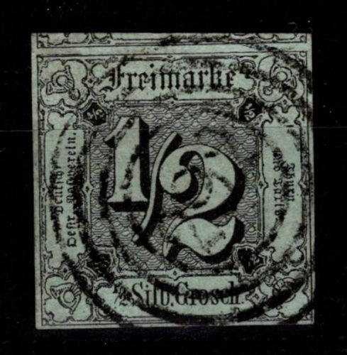 Thurn & Taxis 3 gestempelt