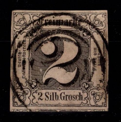 Thurn & Taxis 5 a gestempelt voll bis überrandig, geprüft Helbig BPP #DEJ91