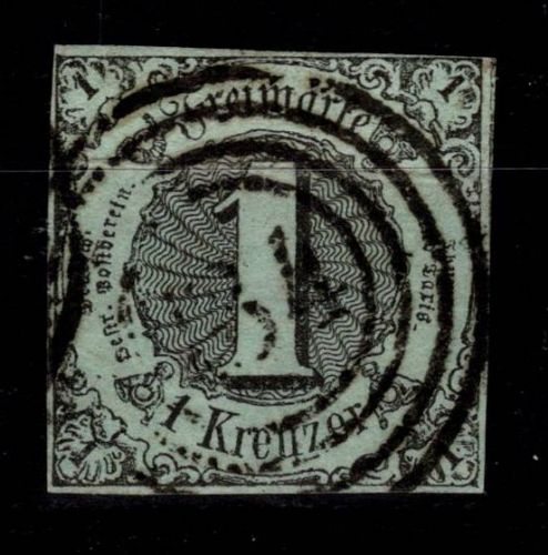 Thurn & Taxis 7 gestempelt