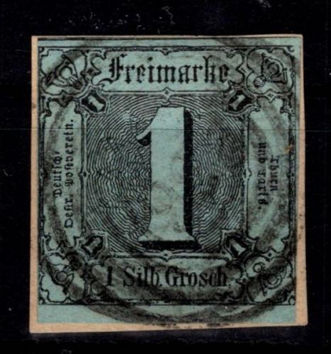 Thurn & Taxis 11 a gestempelt voll/überrandig, tiefst geprüft Helbig BPP #DEK05