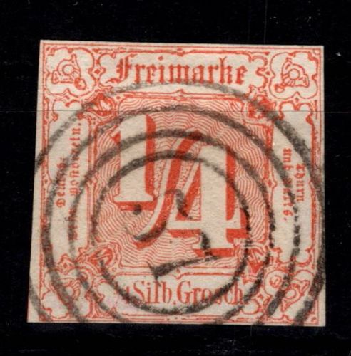 Thurn & Taxis 13 gestempelt