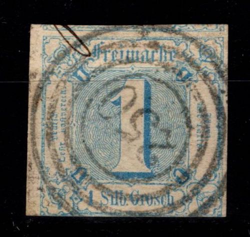 Thurn & Taxis 15 gestempelt