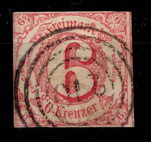 Thurn & Taxis 22 gestempelt
