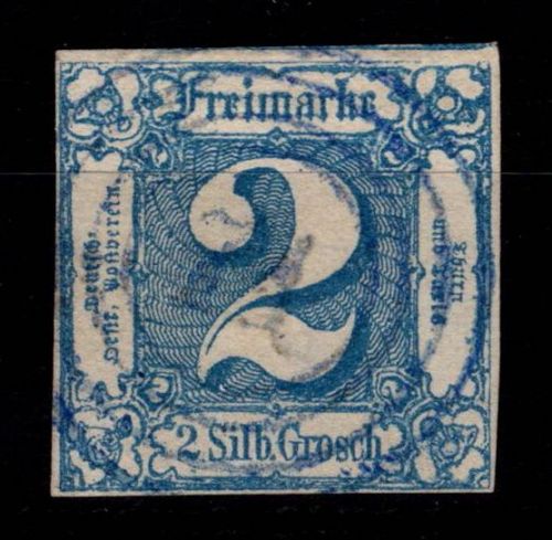 Thurn & Taxis 30 gestempelt