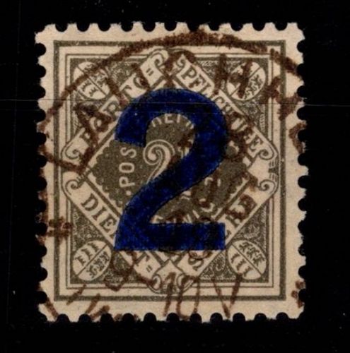 Württemberg 133 gestempelt geprüft Infla Berlin #DEK68