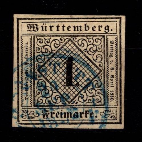 Württemberg 1 gestempelt #DEL10