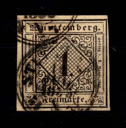 Württemberg 1 gestempelt #DEL11