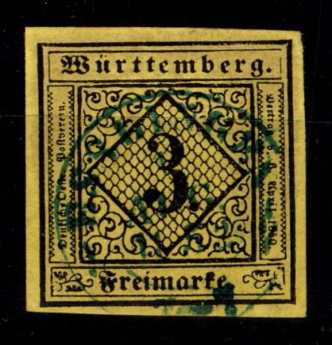 Württemberg 2 a II gestempelt tiefst geprüft Irtenkauf BPP #DEL18