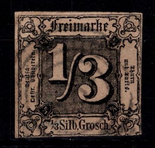 Thurn & Taxis 2 gestempelt