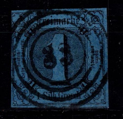 Thurn & Taxis 4 gestempelt