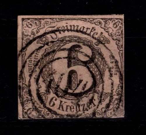 Thurn & Taxis 9 gestempelt