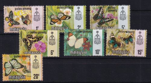 Malaiische Staaten Penang 73 I-79 I postfrisch #DCQ87