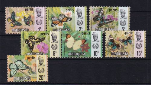 Malaiische Staaten Perlis 47 I-53 I postfrisch #DCQ89
