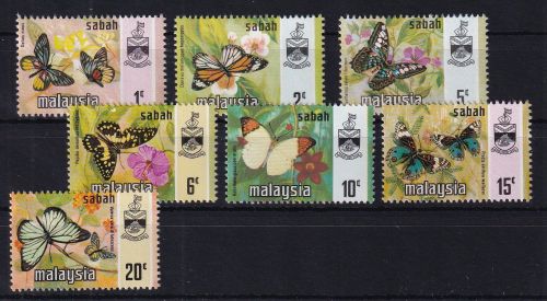 Malaiische Staaten Sabah 24 I -30 I postfrisch #DCQ90