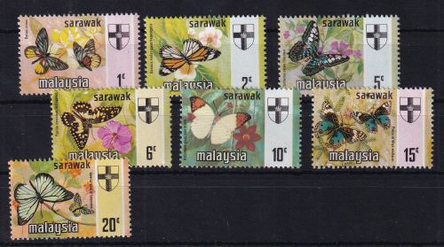 Malaiische Staaten Sarawak 219-225 postfrisch #DCQ91