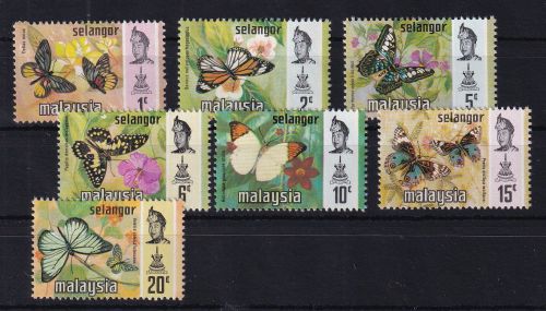 Malaiische Staaten Selangor 105 I-111 I postfrisch #DCQ92