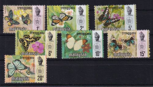 Malaiische Staaten Trengganu 97 I-103 I postfrisch #DCQ93