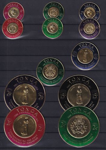 Tonga Tonga postfrisch 128-133 & 135-139 #DCQ96