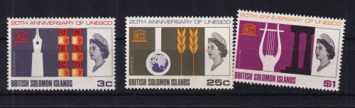 Britisch Solomon Islands 158-160 postfrisch #DCR00