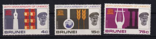 Brunei 120-122 postfrisch #DCR02