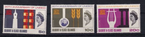 Gilbert + Ellice Islands 124-126 postfrisch #DCR07