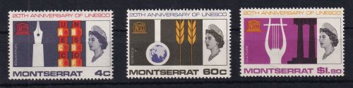 Montserrat 185-187 postfrisch #DCR10