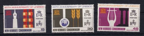 New Hebrides Condominum 251-53 postfrisch #DCR11