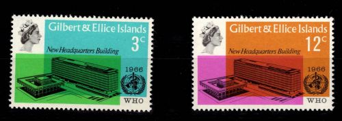 Gilbert + Ellice Islands 122-123 postfrisch #DCR32