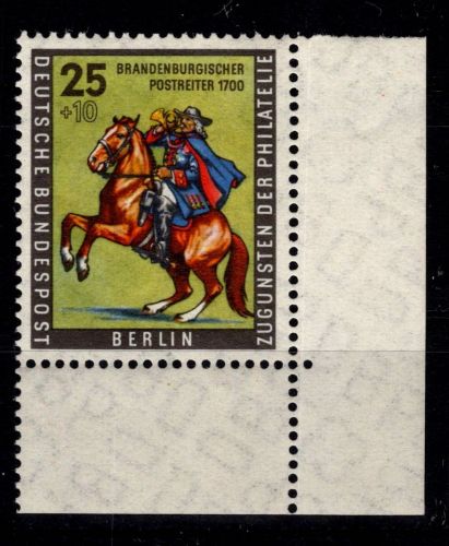 Berlin 158 Ecke 4 FN 0 postfrisch Eckrand unten rechts #DEF01