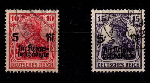 Deutsches Reich 105-106 gestempelt #DEF27