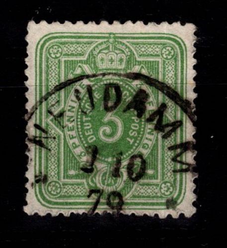 Deutsches Reich 31 b gestempelt geprüft Wiegand BPP #DEF31