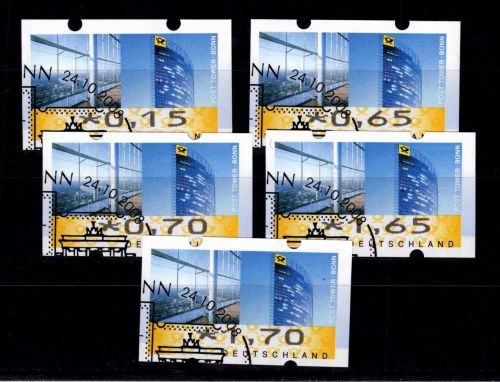 BRD Automatenmarken 7 VS 1 Ersttag gestempelt ATM #DEF92