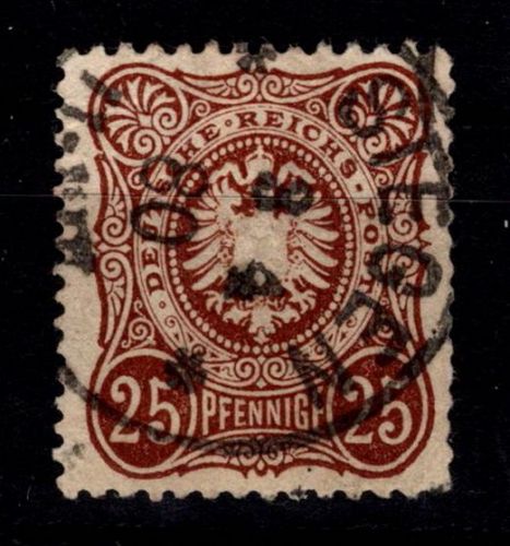 Deutsches Reich 35 a gestempelt geprüft Wiegand BPP #DEQ38