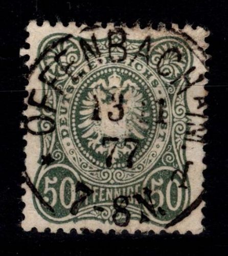 Deutsches Reich 38 a gestempelt geprüft Wiegand BPP #DEQ39