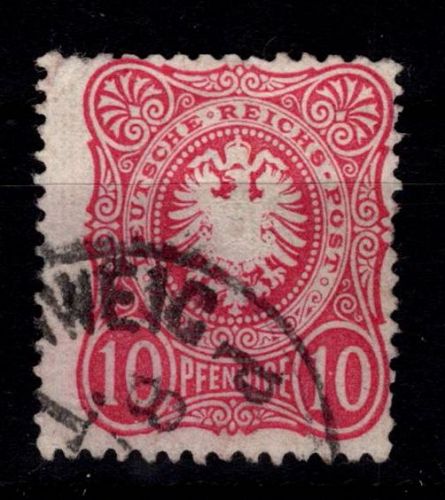 Deutsches Reich 33 a gestempelt geprüft #DEQ40