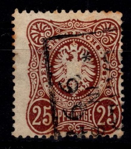 Deutsches Reich 35 a gestempelt geprüft Wiegand BPP #DEQ55