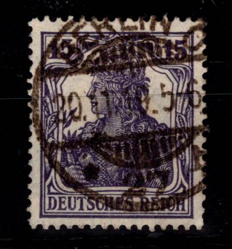 Deutsches Reich 101 a gestempelt geprüft Infla #DER13