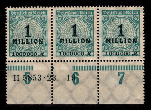 Deutsches Reich 314 A P HAN postfrisch H 5853. 23 #DER20